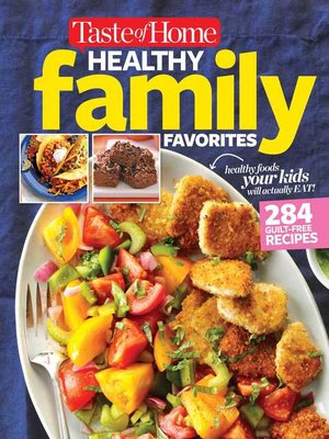 cover image of Taste of Home Healthy Family Favorites Cookbook